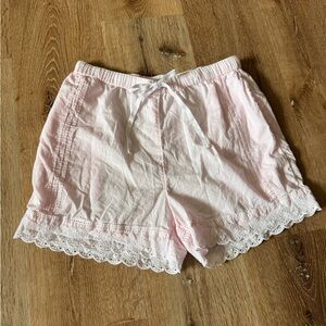 Shabby Chic Baby Pink Pajama Shorts Size S